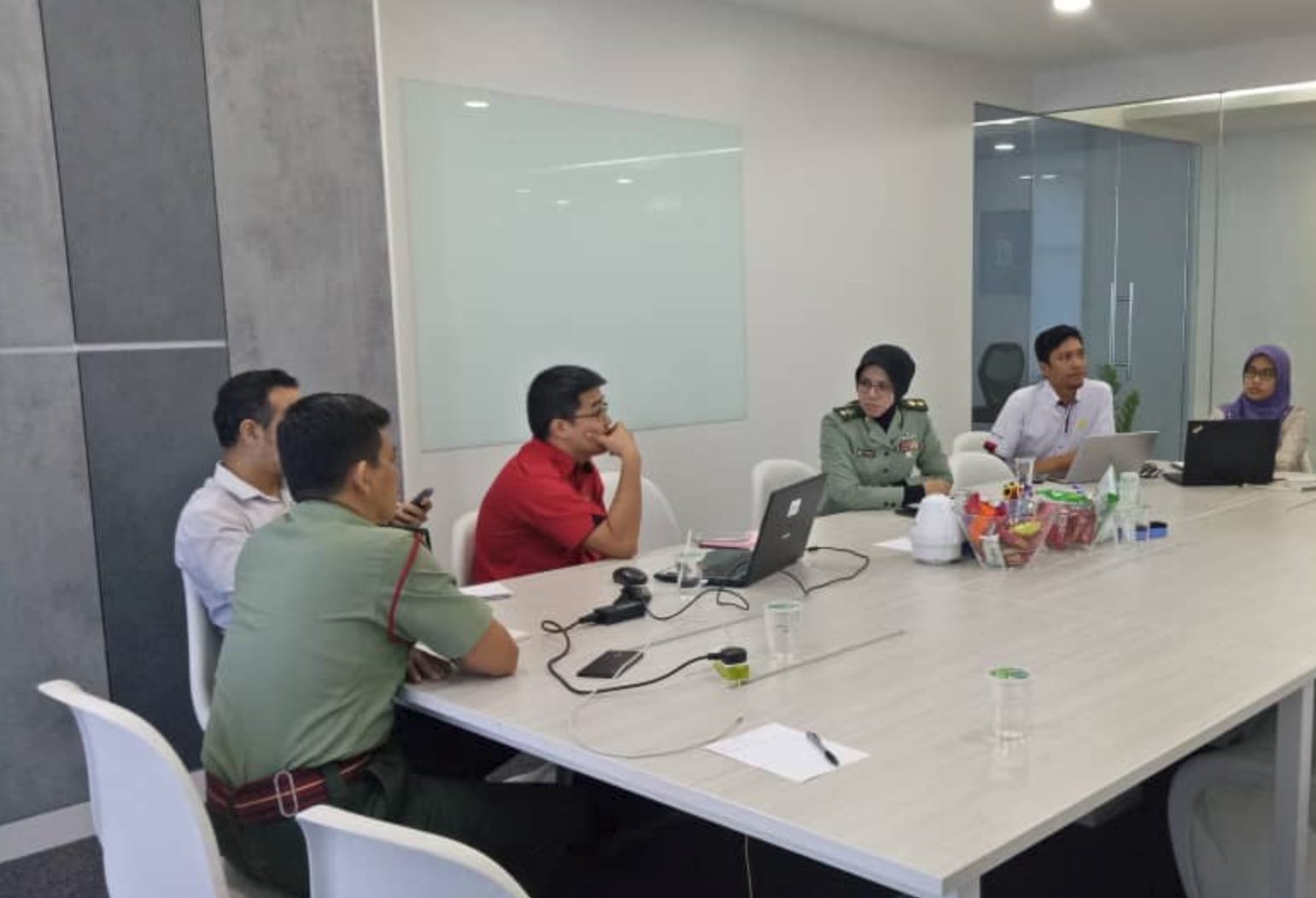 Geo-spatial Defense Division, Malaysian Armed Forces (BGSP) visits