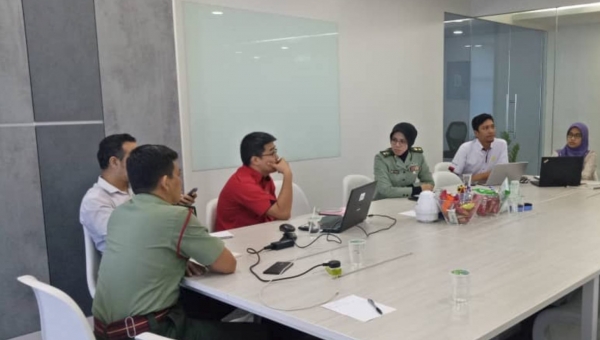 Geo-spatial Defense Division, Malaysian Armed Forces (BGSP) visits