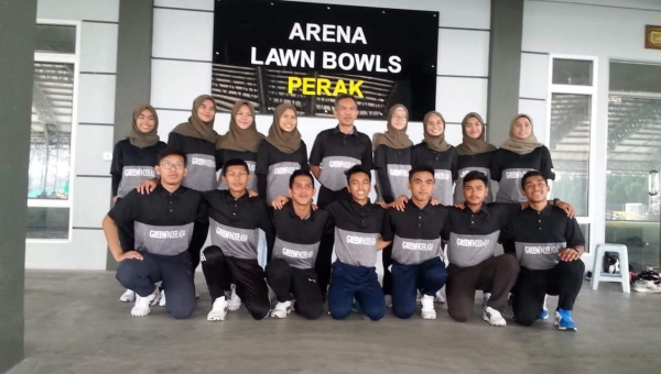 GREENFINDER IS THE SPONSOR FOR THE LAWN BOWLS SUKMA PERAK 2018 TEAM